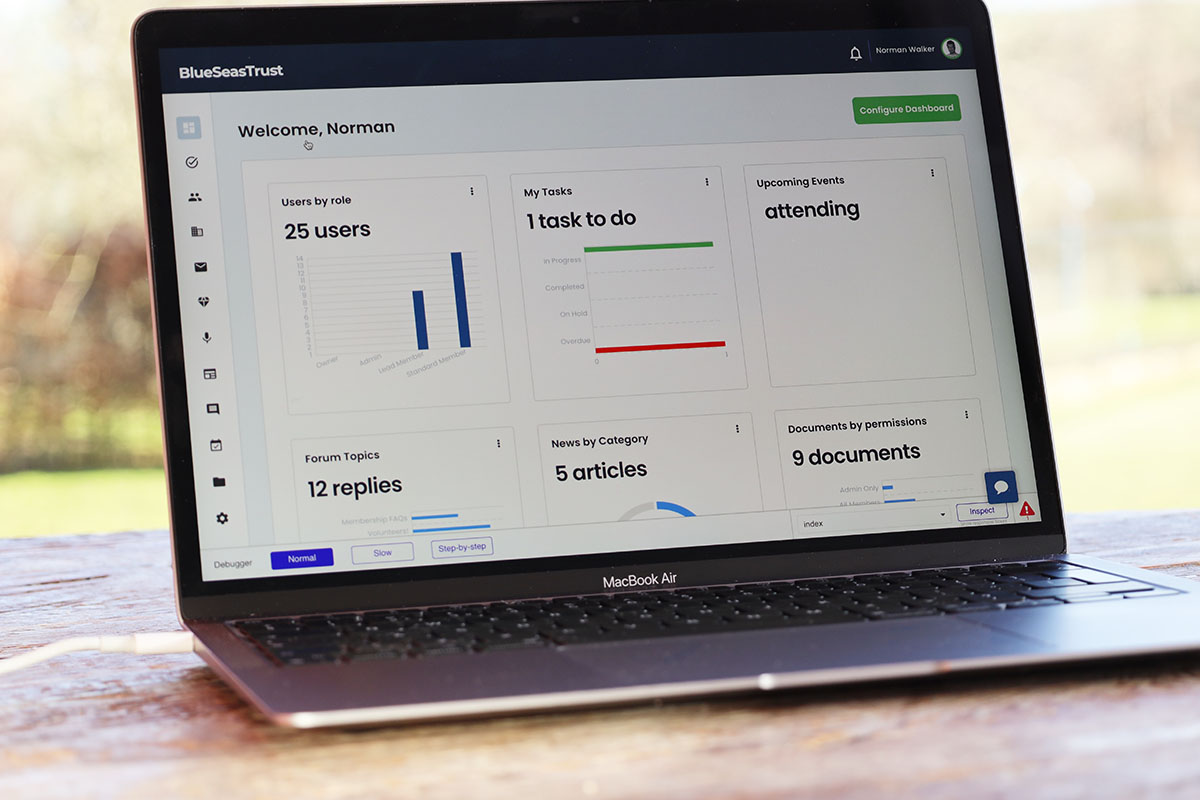 screenshot of Memba CRM